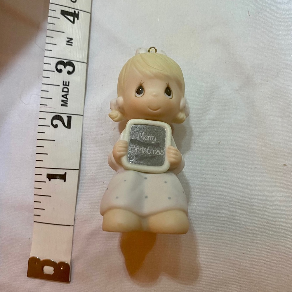 Precious Moments Girl with Chalkboard ornament